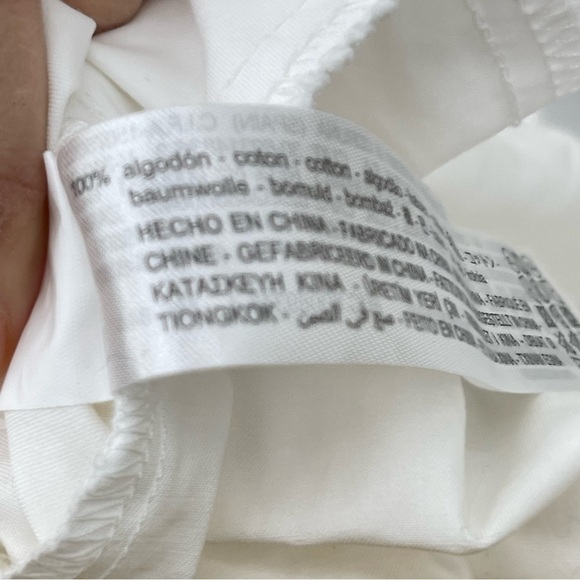 Zara Tiered Button Down Mini Dress Size Small - Picture 6 of 8